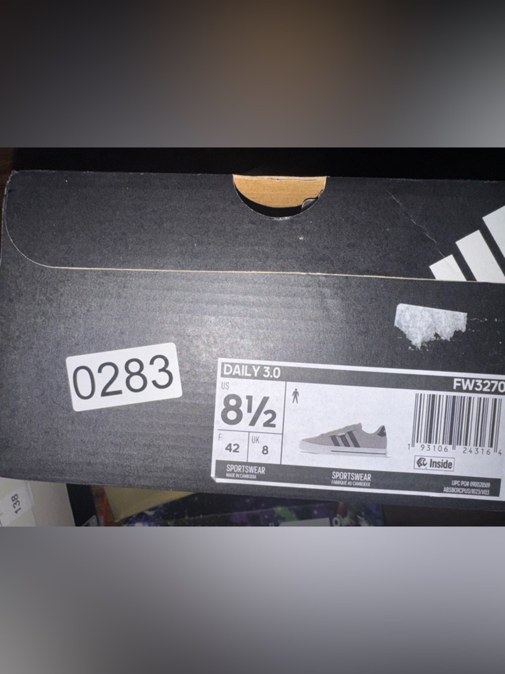 adidas Daily 3.0 - Black and Gray
